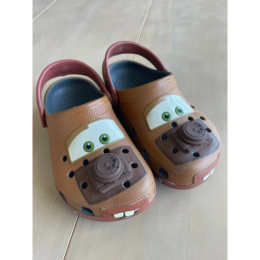 Crocs Disney Pixar Cars Tow Mater Slip On Clog Sandals